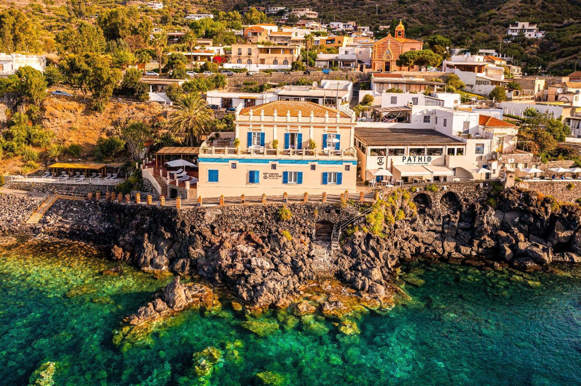Hotel L'Ariana Isole Eolie - Una Esperienze Leni Eksteriør bilde
